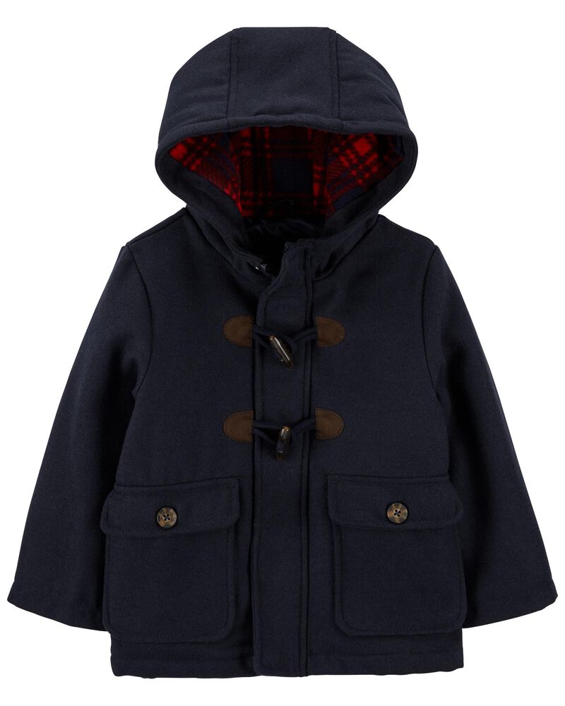 Toddler Navy Wool-Like Toggle Coat | carters.com