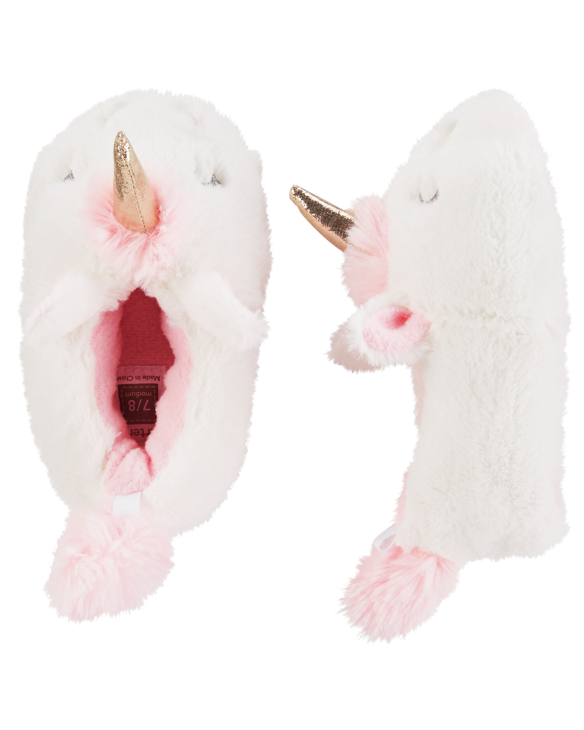 carters unicorn slippers