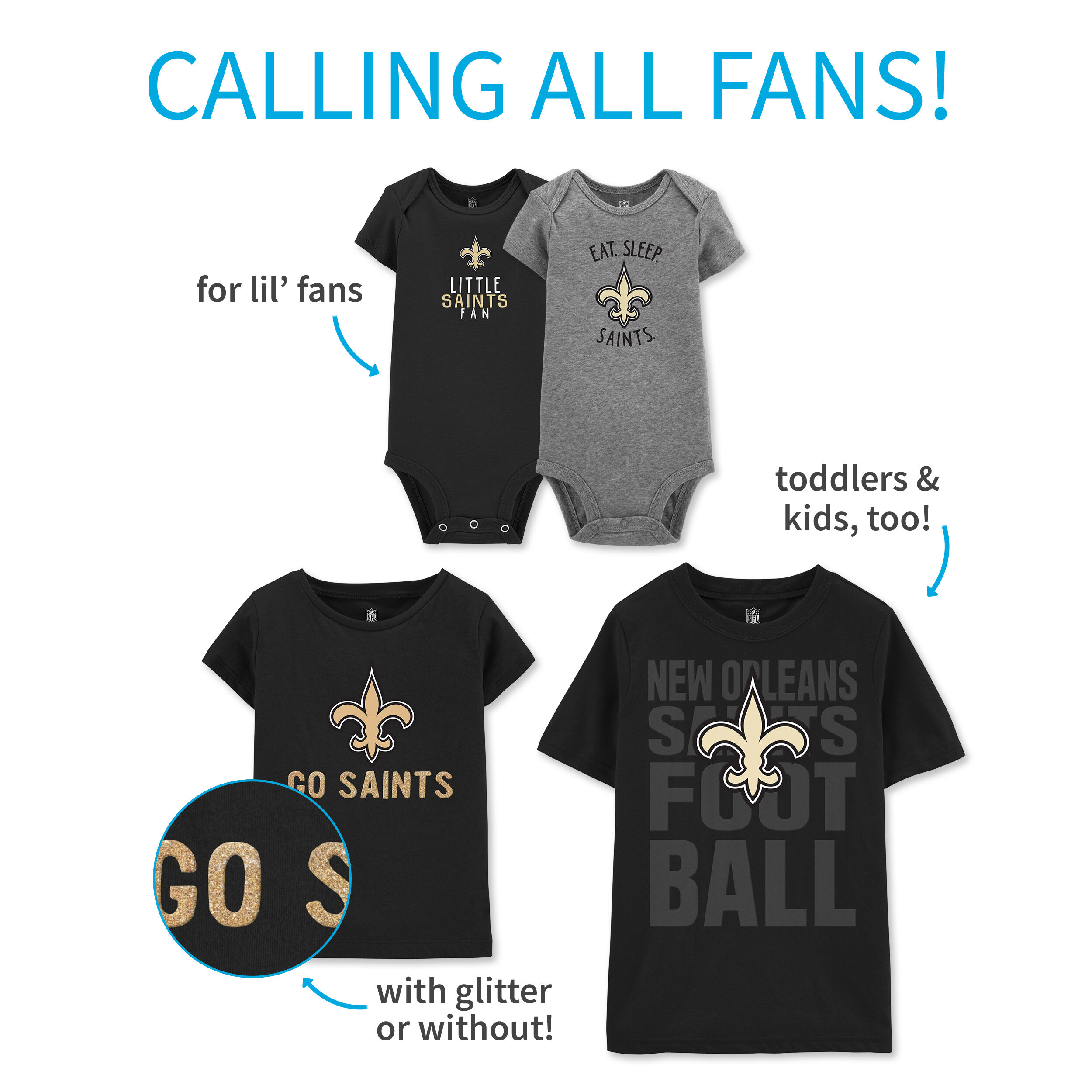 saints t shirts for toddlers