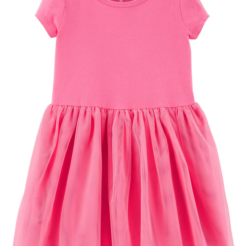 Pink Toddler Tutu Jersey Dress | carters.com