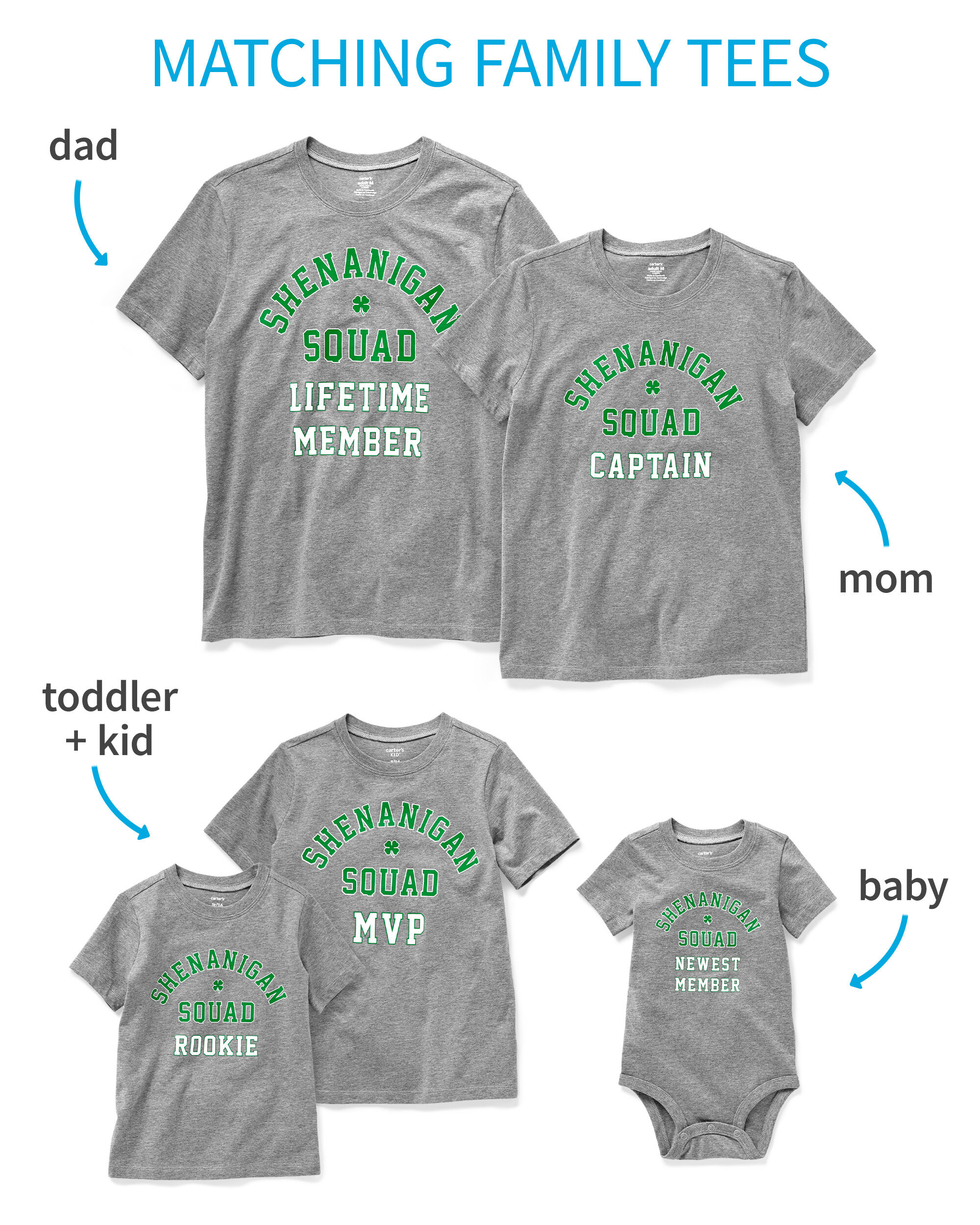 carters st patricks day shirts