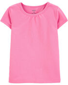 Toddler Pink Pink Cotton Tee | carters.com