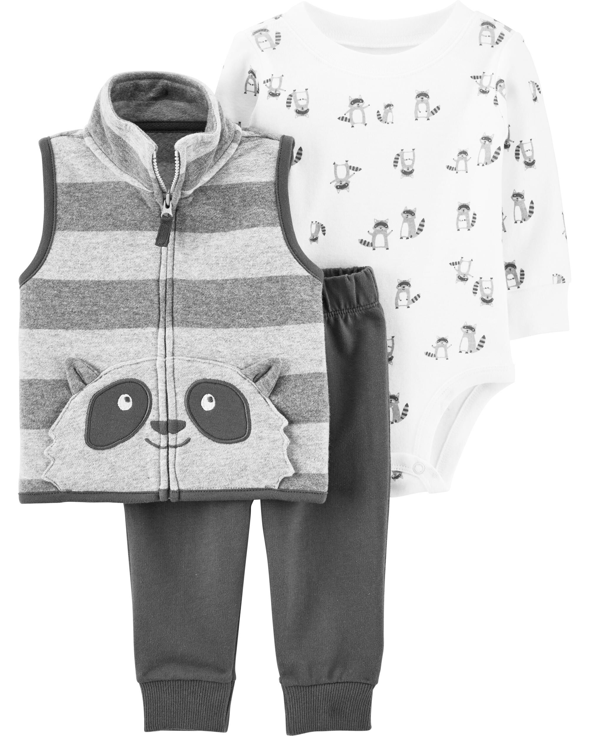 carter's raccoon outfit