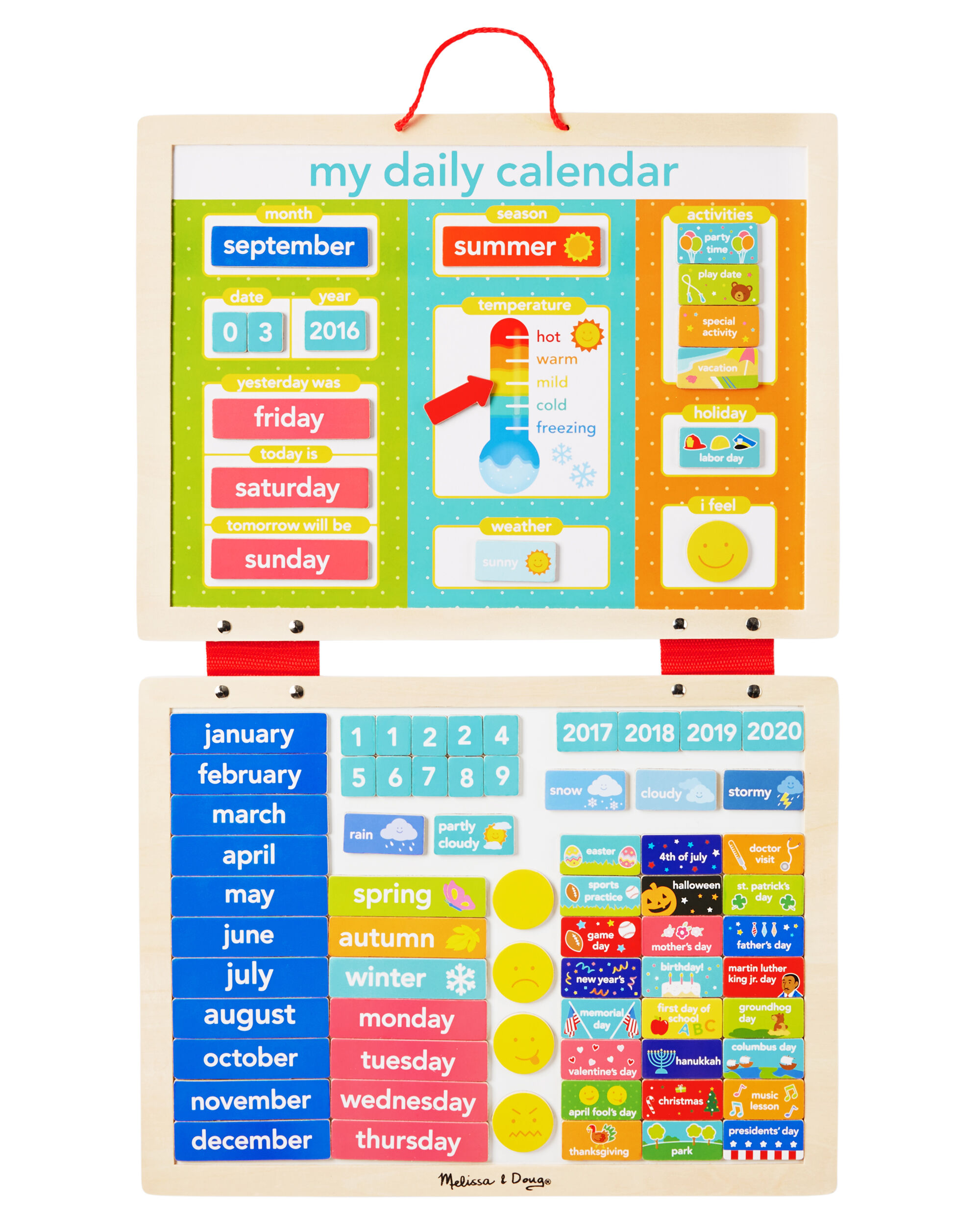 melissa and doug my daily calendar