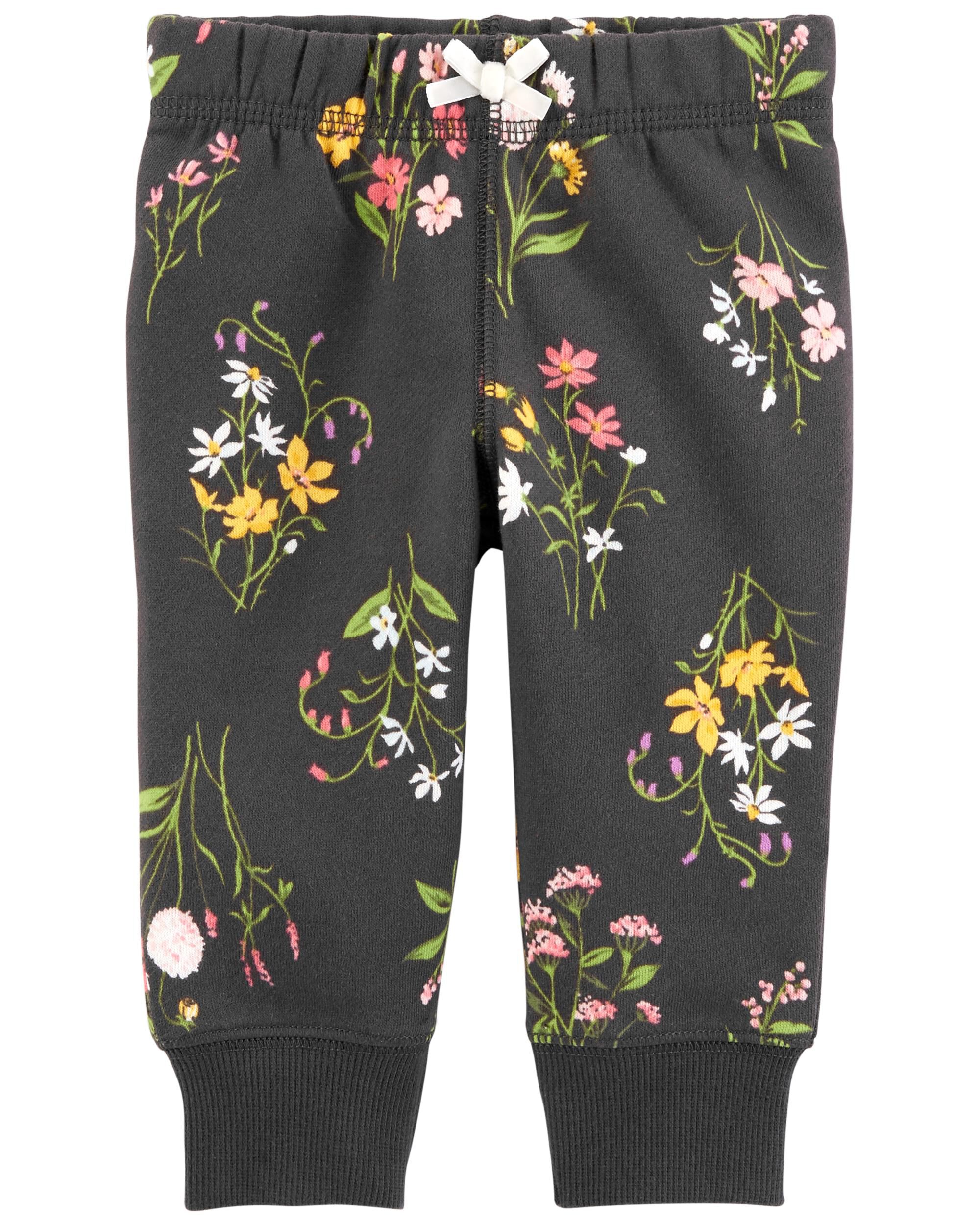 floral baby pants