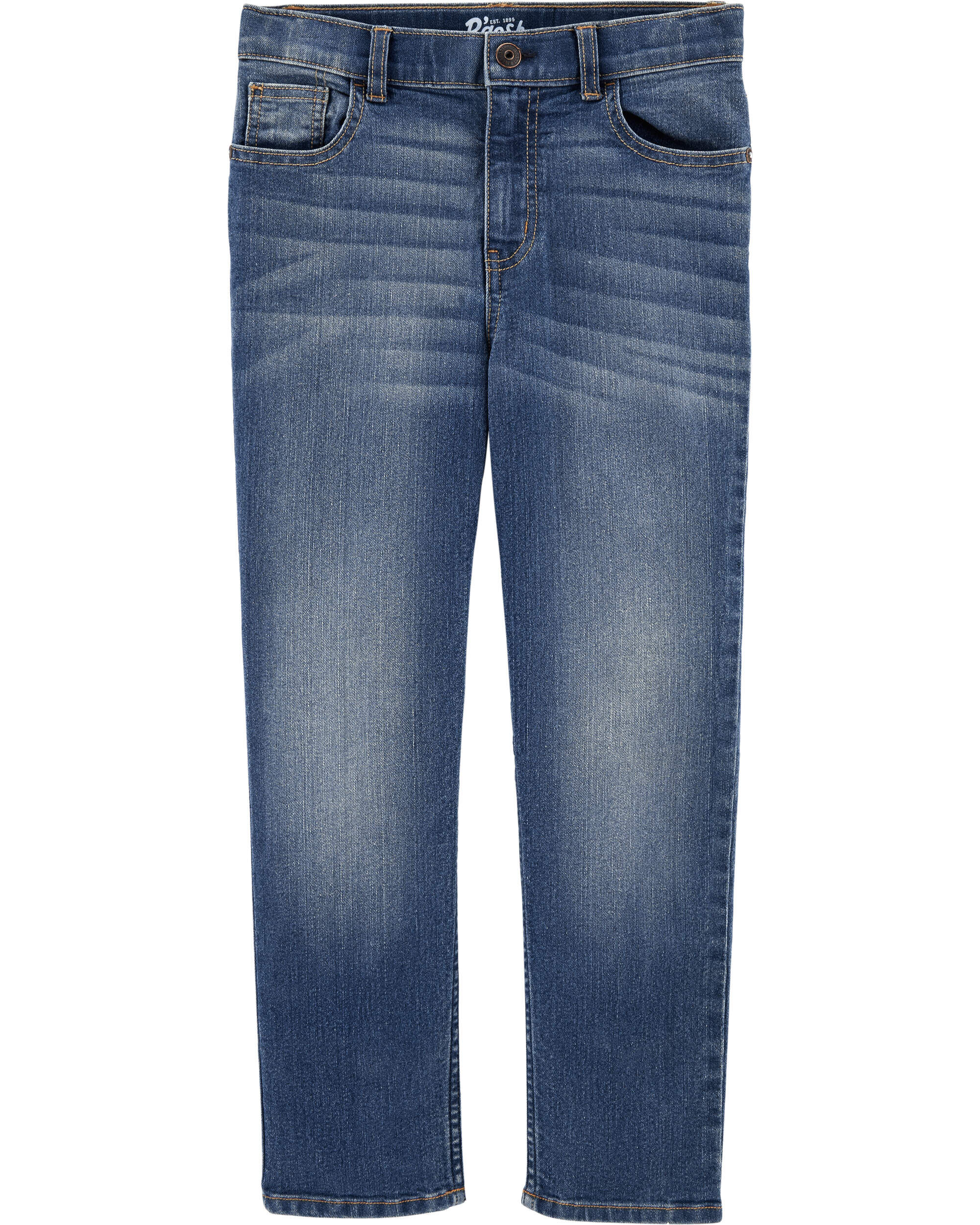 Kid Medium Wash Straight-Leg Jeans