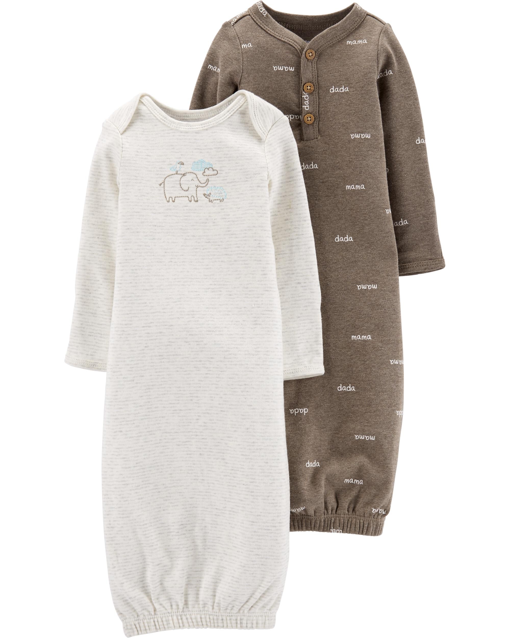 carters infant gowns