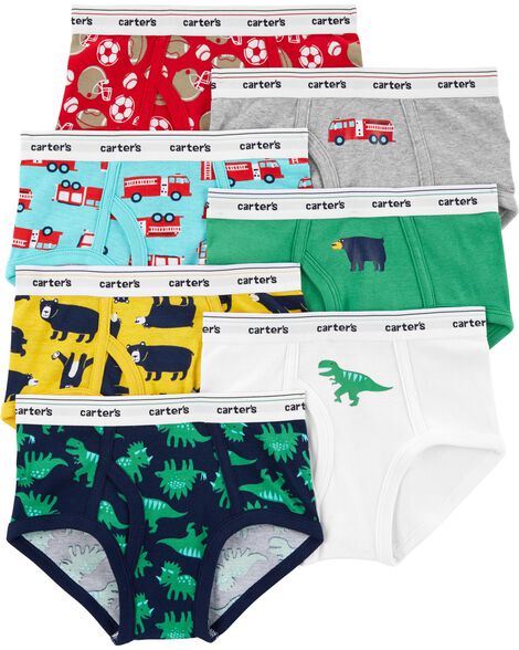 7-Pack Cotton Briefs Underwear - back to school clothing