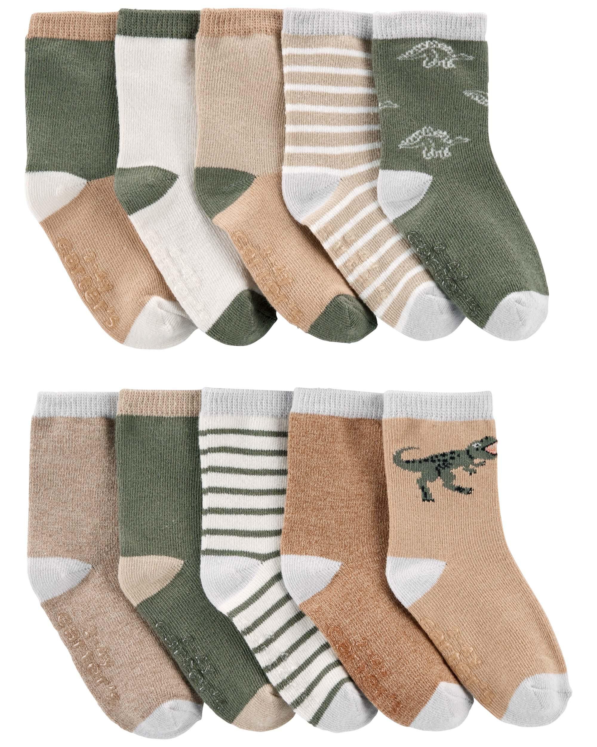 Toddler 10-Pack Dinosaur Socks