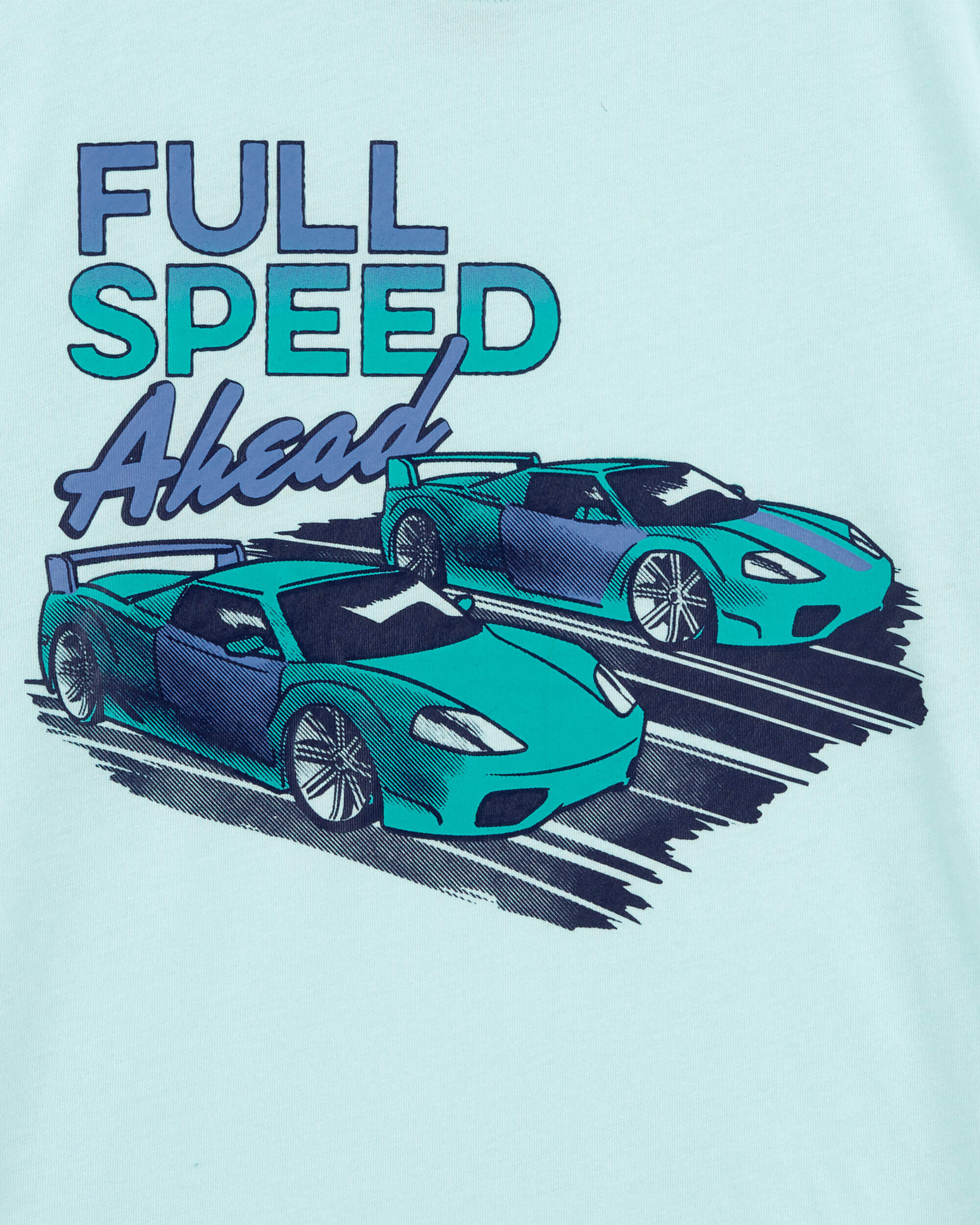 Kid Full Speed Ahead Graphic Tee