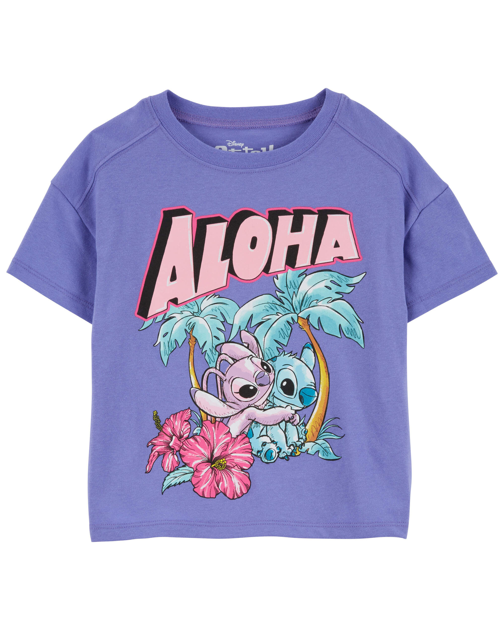 Kid Stitch Aloha Boxy Fit Graphic Tee