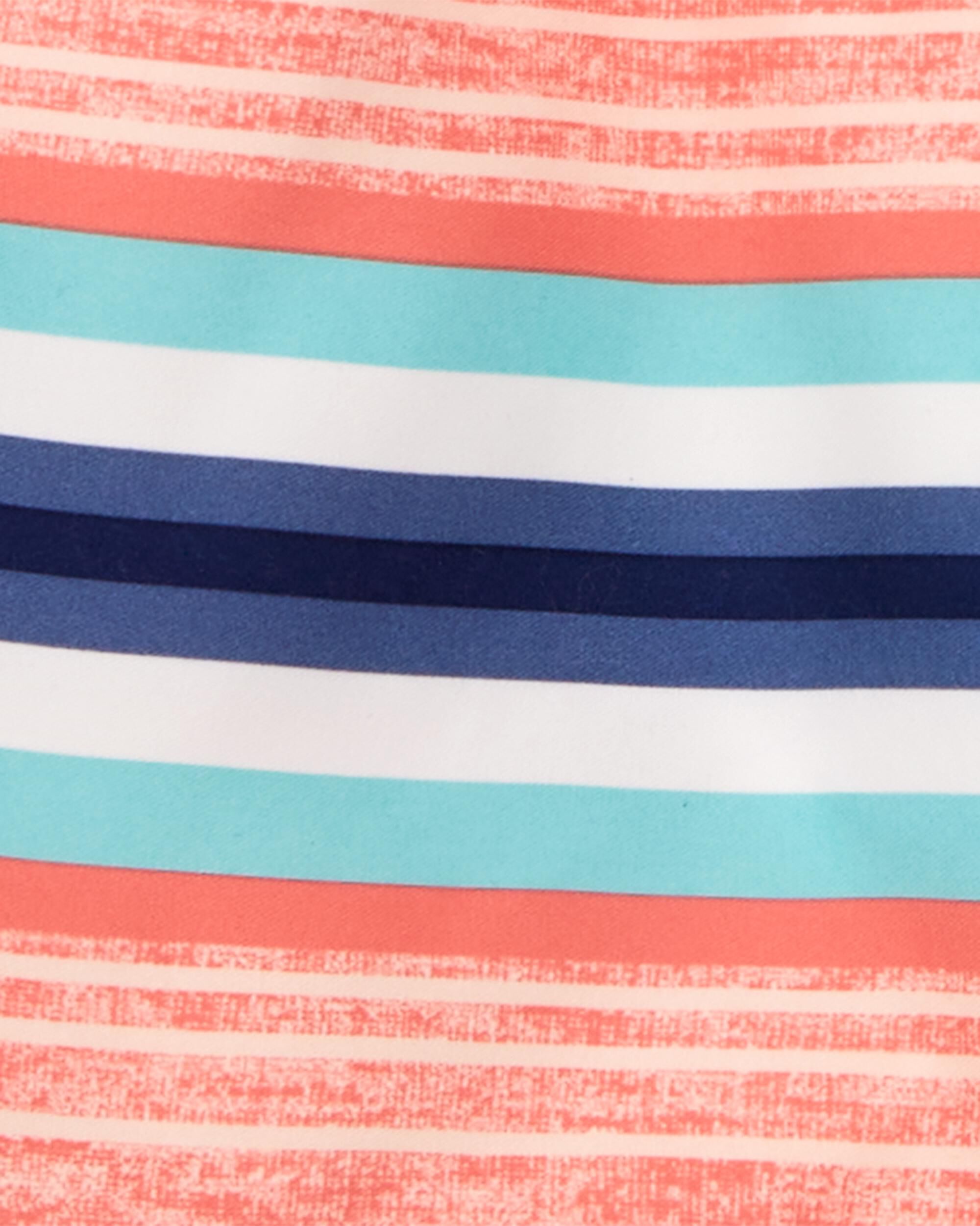 Toddler Striped Swim Trunks