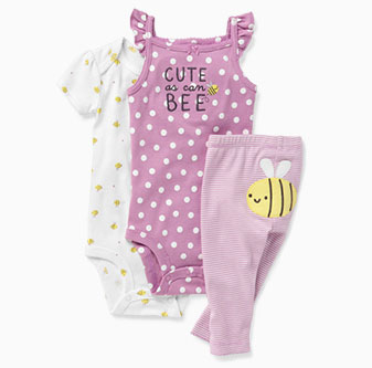 carters baby girl onesies