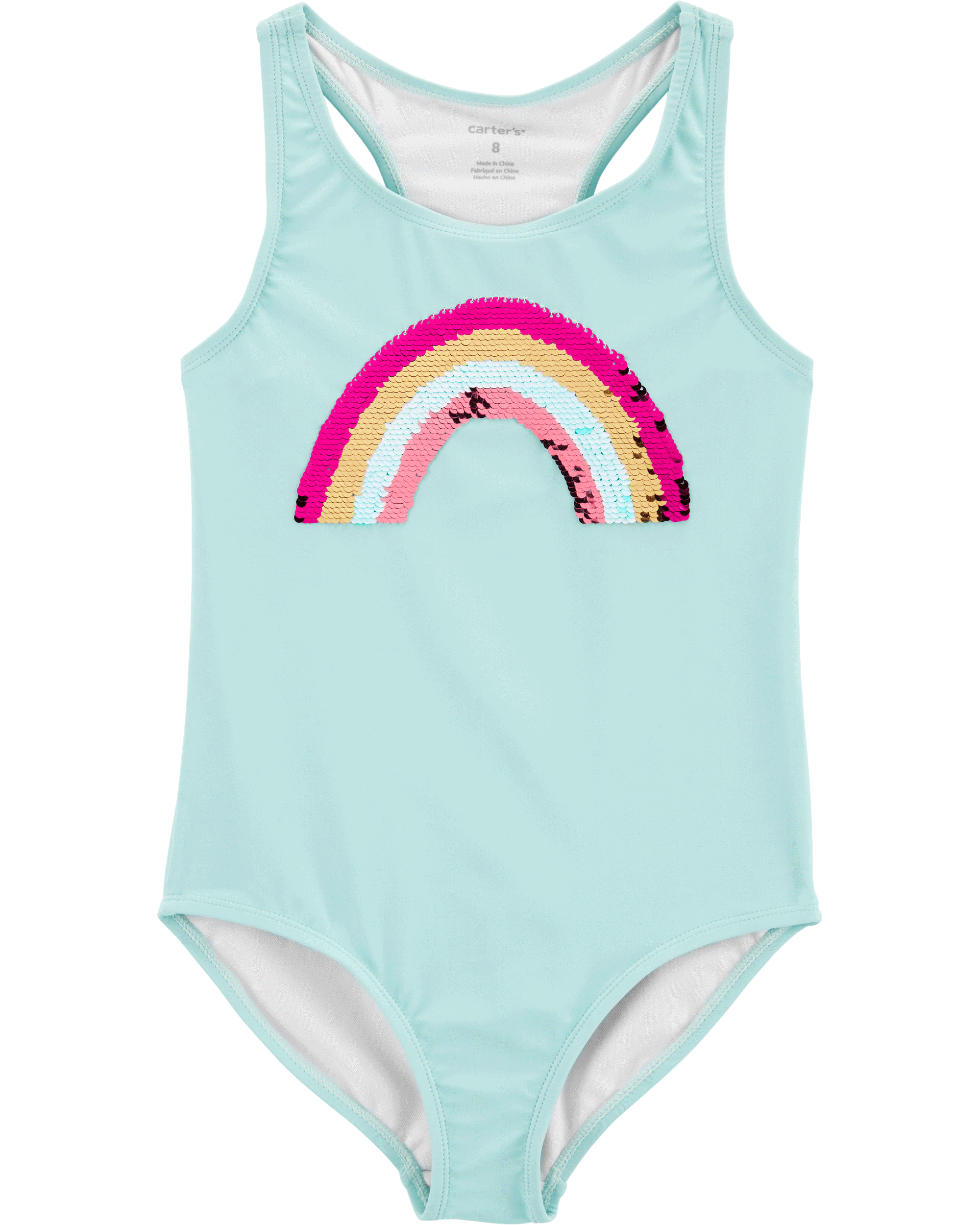 turquoise sparkle one piece swimsuit