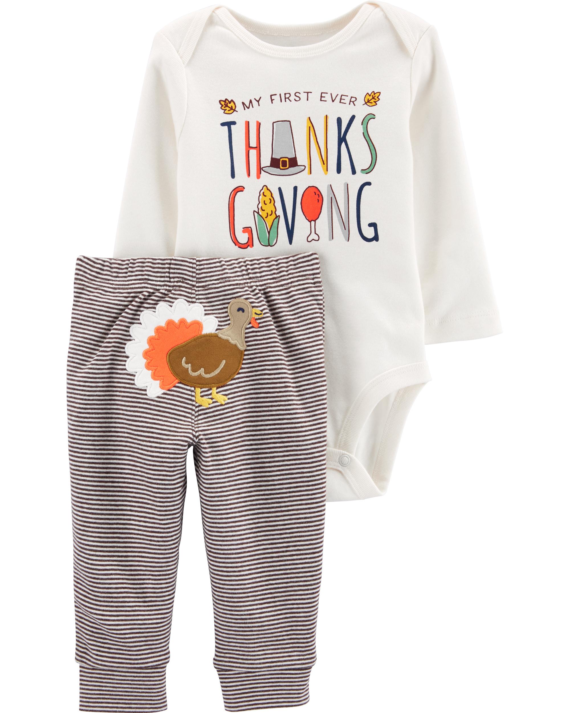 carters thanksgiving pajamas