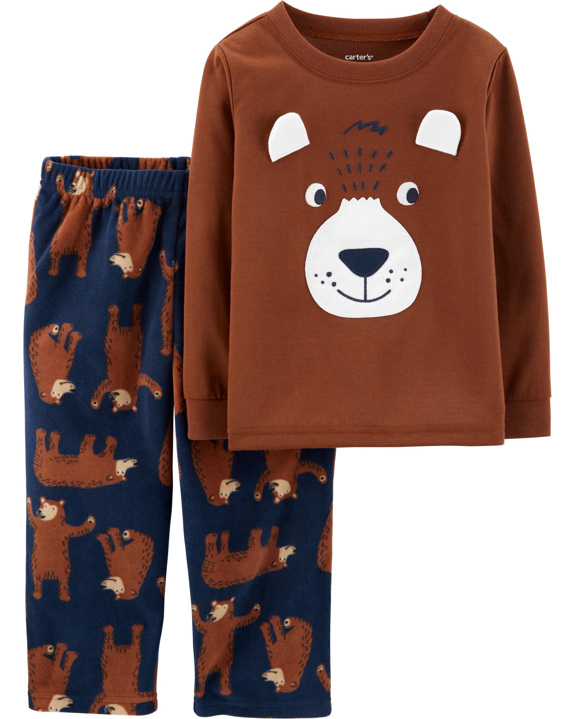 fluffy bear pajamas