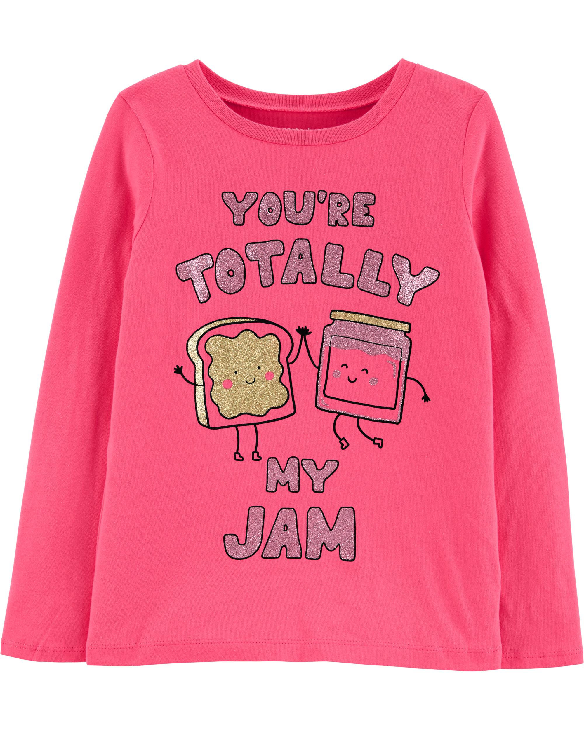 Peanut Butter & Jelly Jersey Tee | carters.com