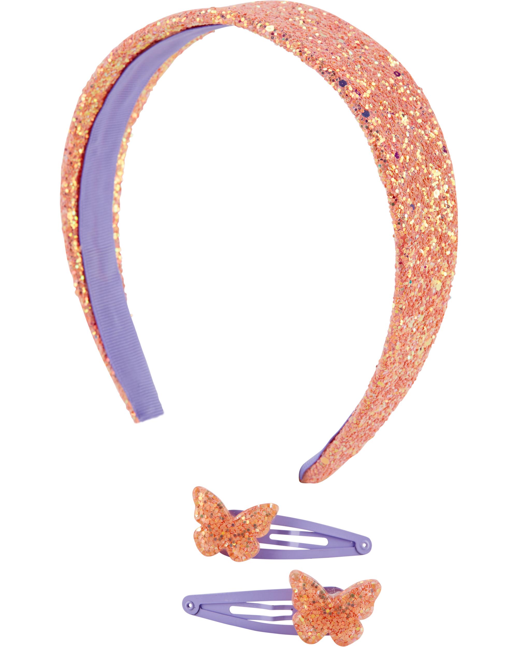 3-Pack Glitter Headband & Hair Clips Set | carters.com