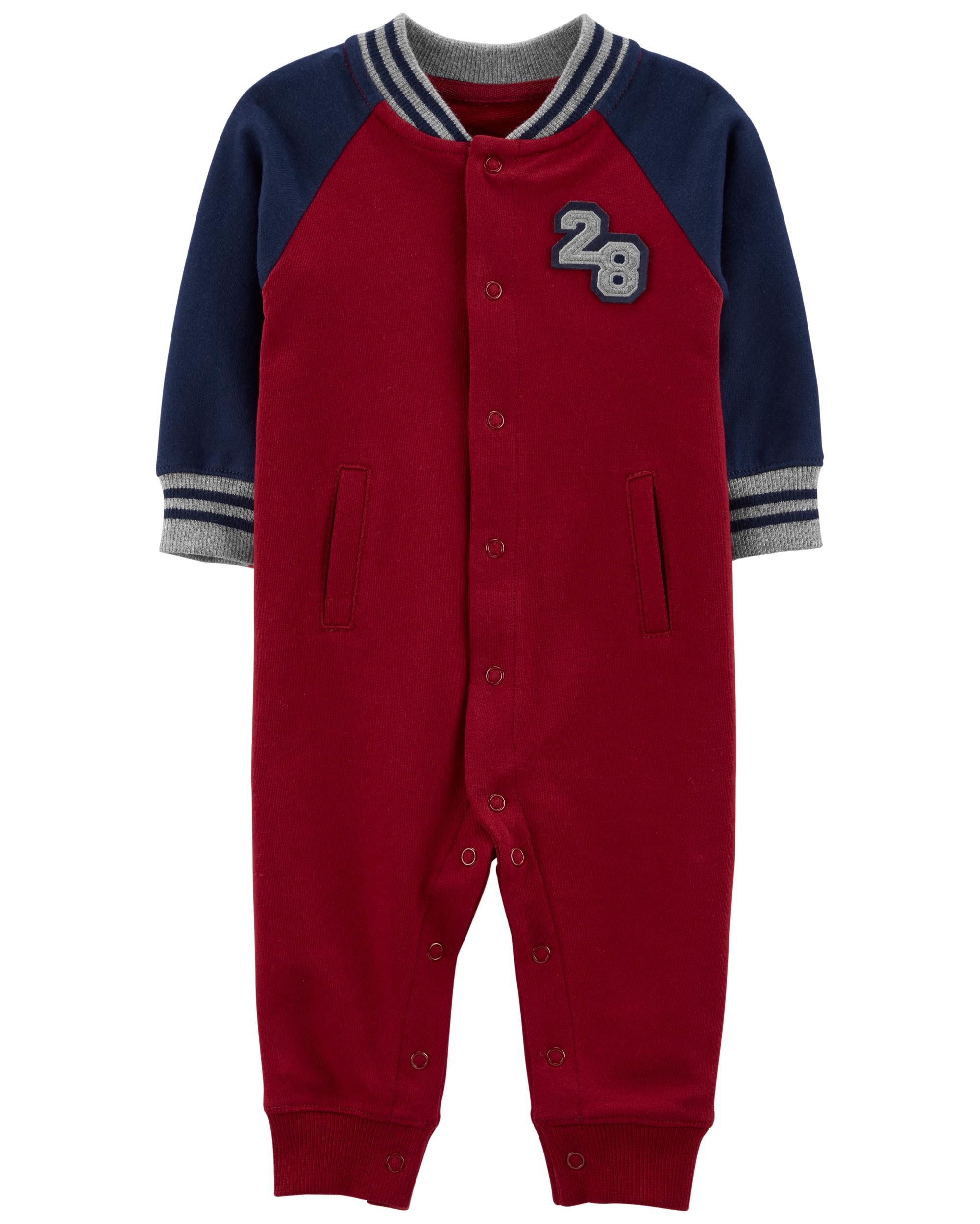 Varsity Snap-Up Romper | carters.com