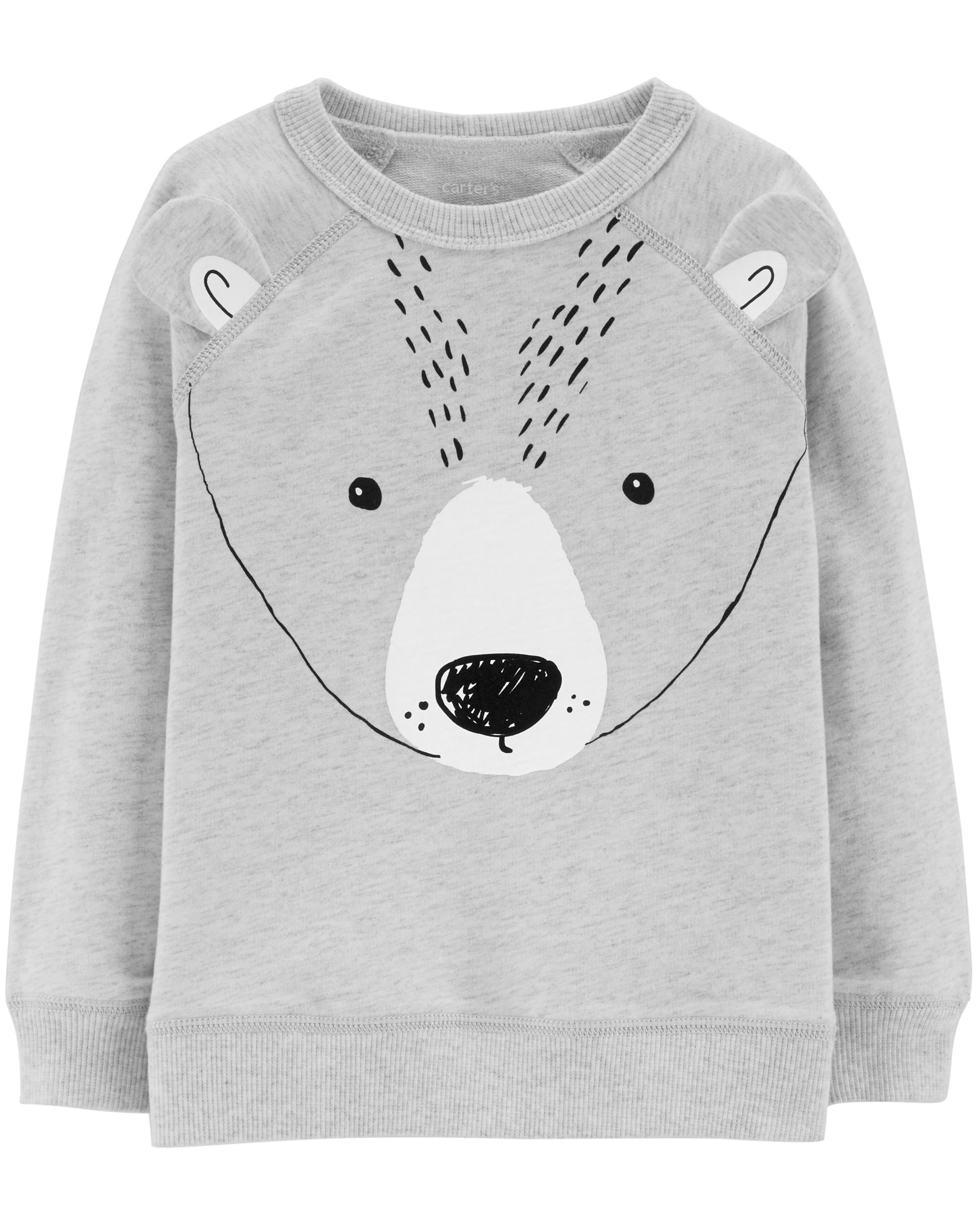 polar terry pullover