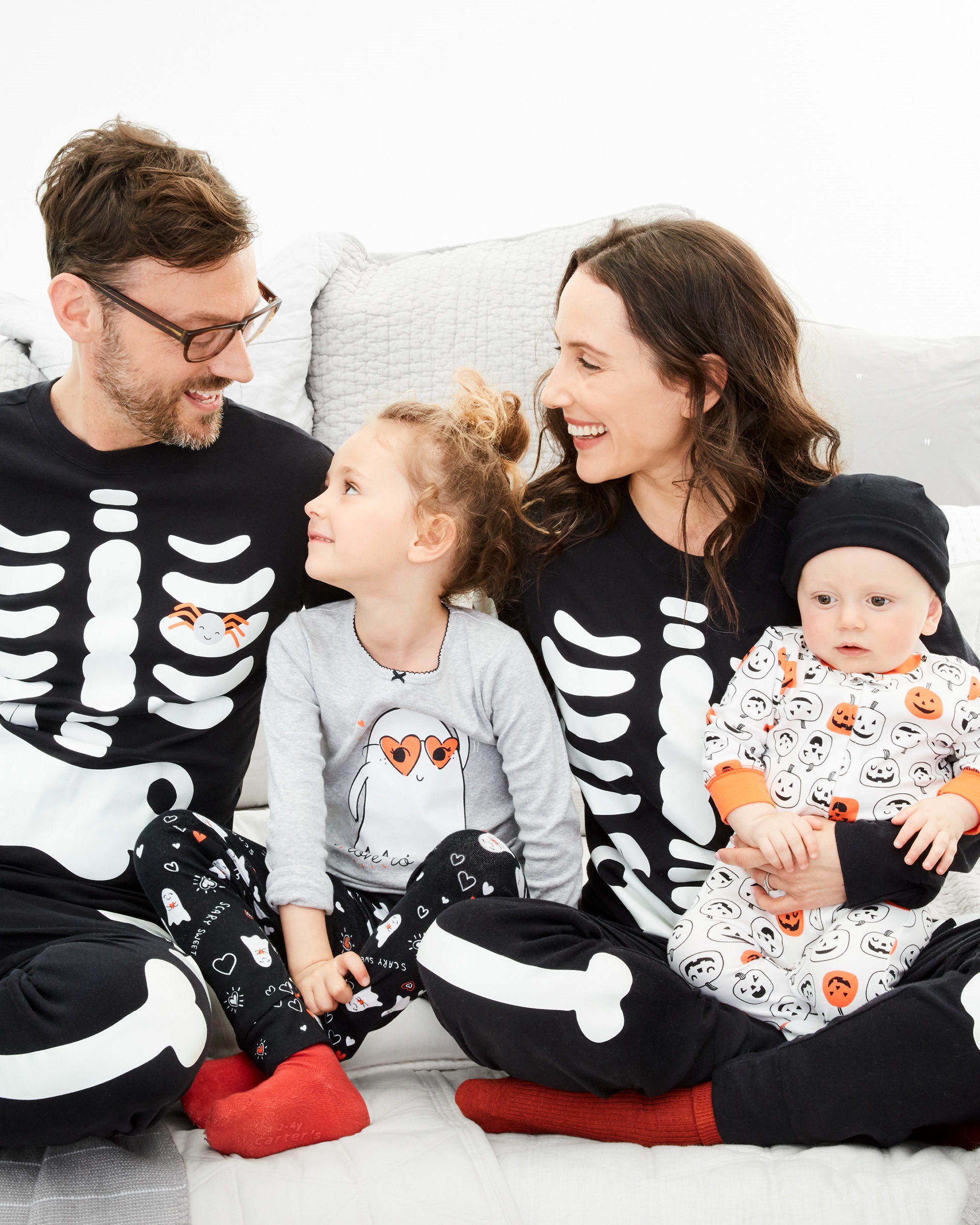 carters skeleton pjs