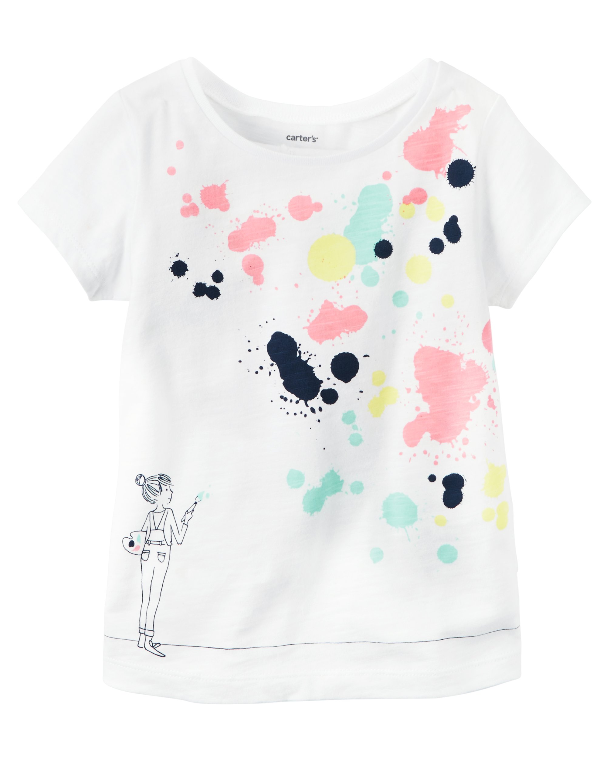 paint splatter tee