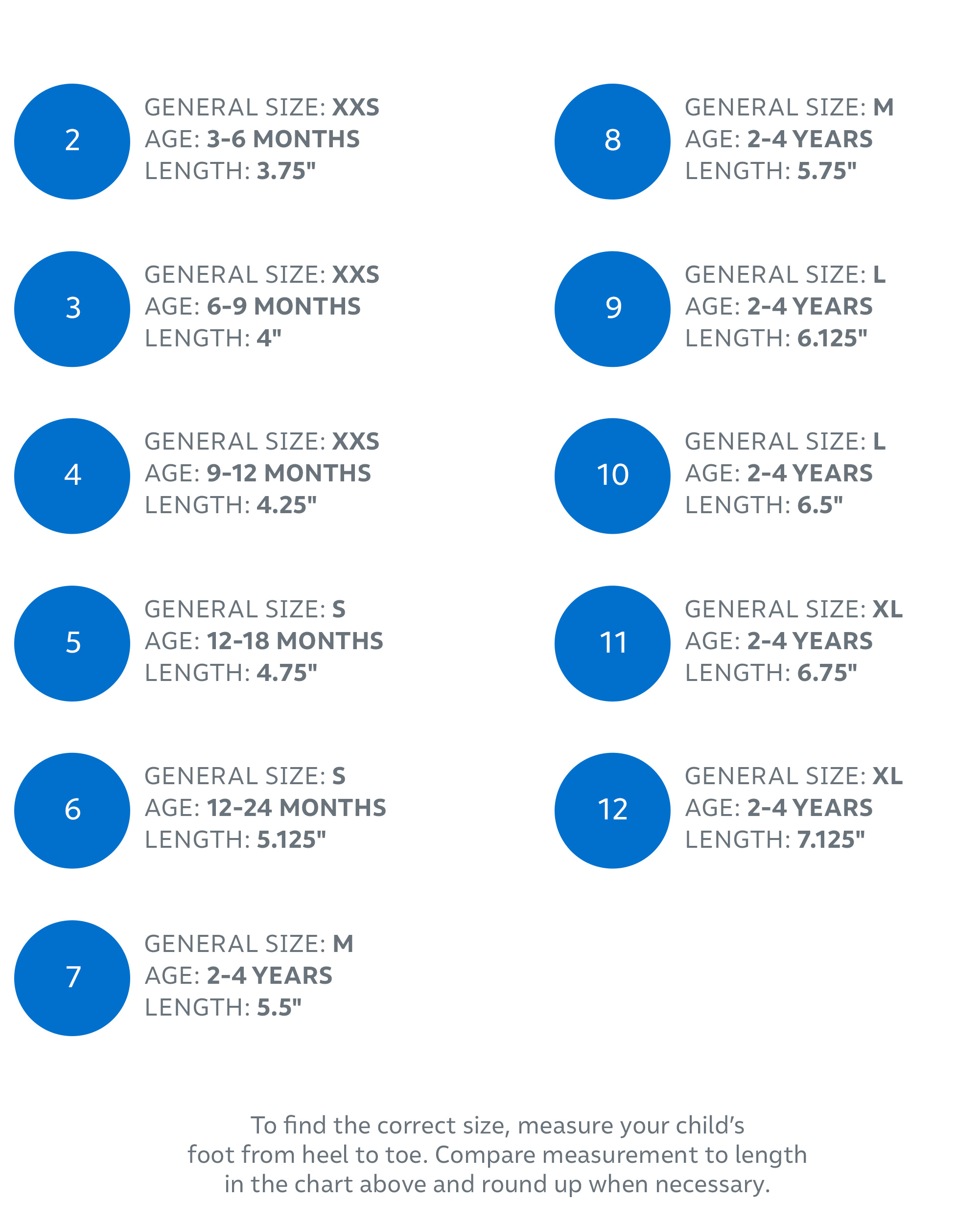 size chart carters shoes